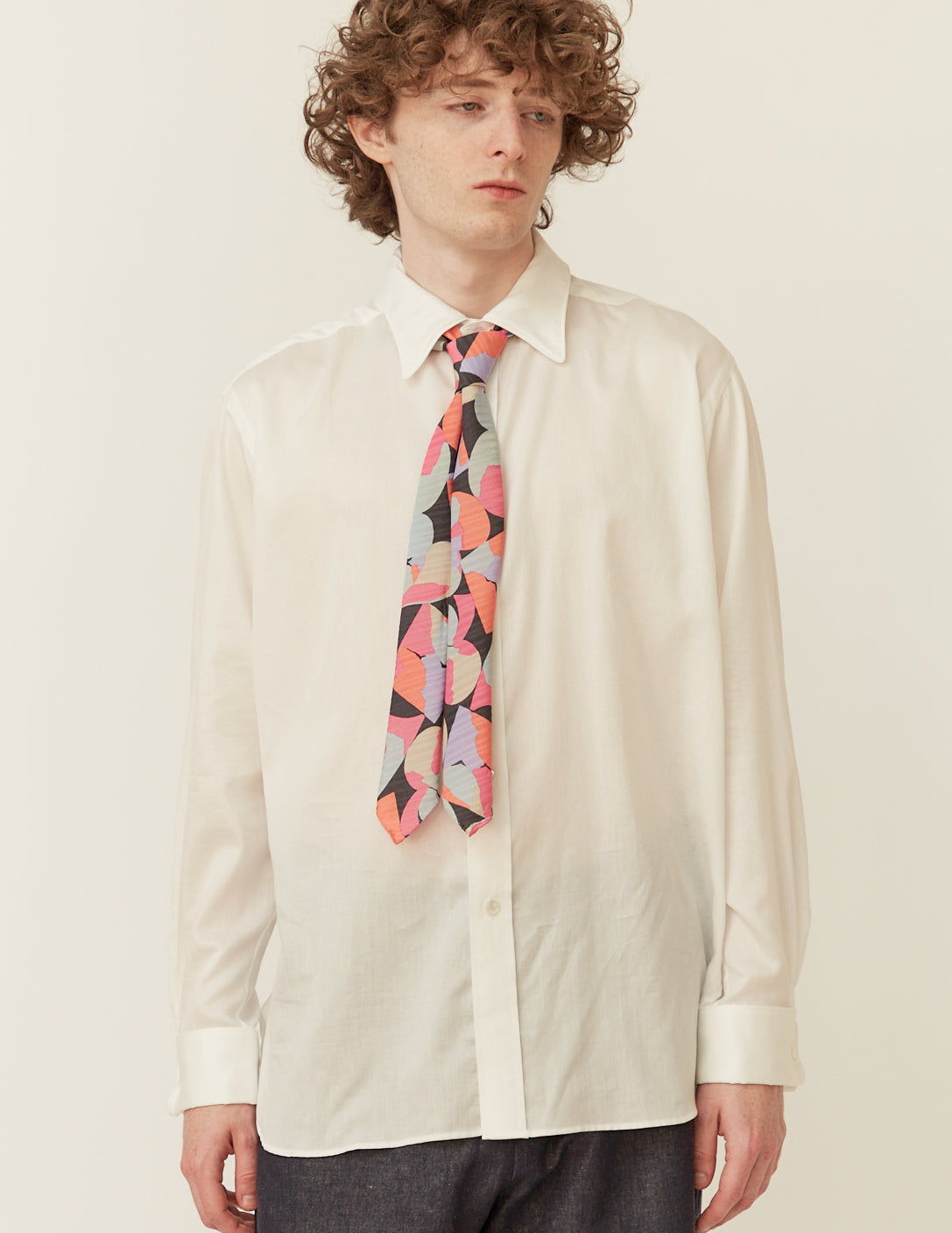 受注制) DEADSTOCK PRINT TIE-SCARF