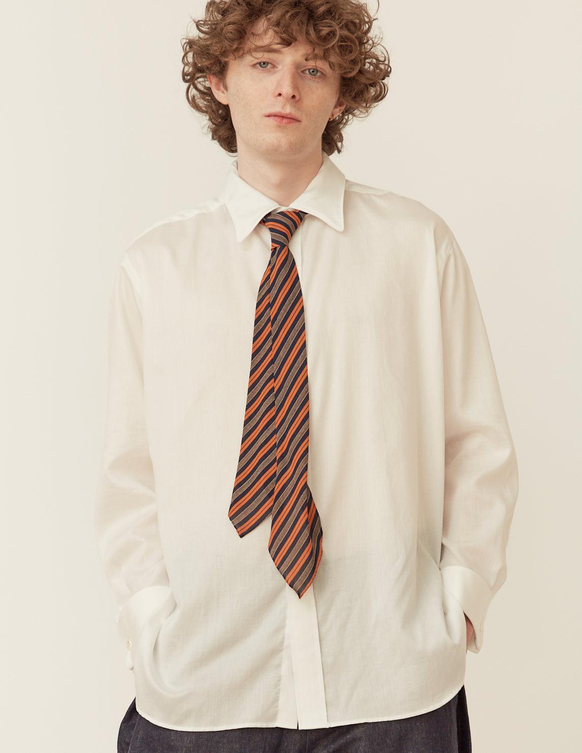 受注制) DEADSTOCK PRINT TIE-SCARF