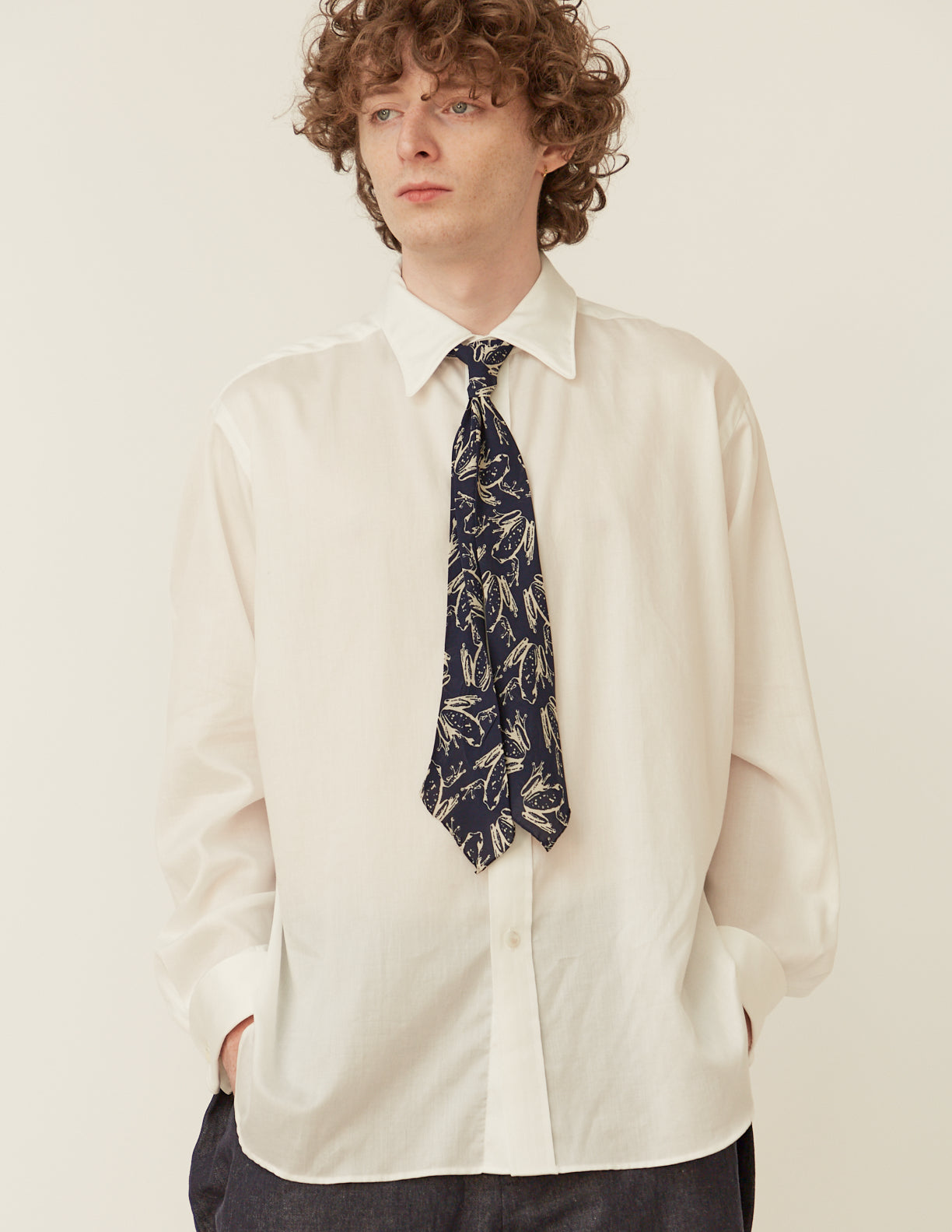 受注制) DEADSTOCK PRINT TIE-SCARF