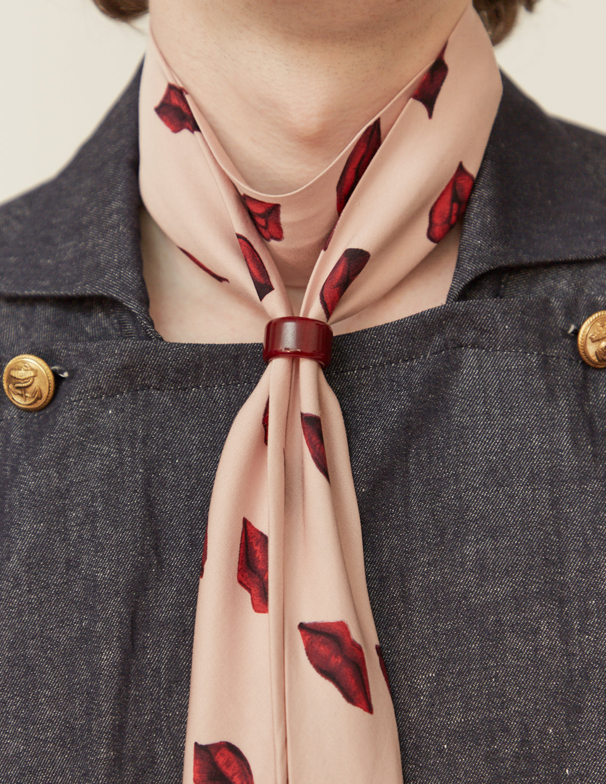先行公開) VINTAGE SCARF RING bake lite