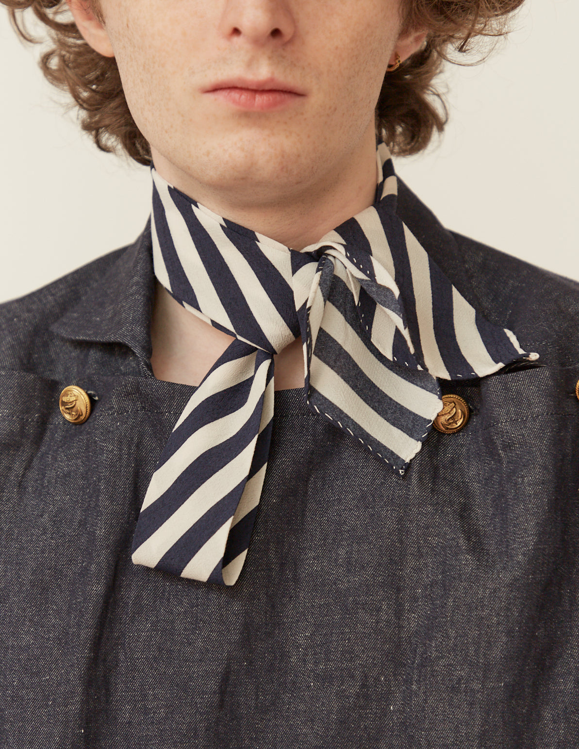 受注制) DEADSTOCK PRINT TIE-SCARF