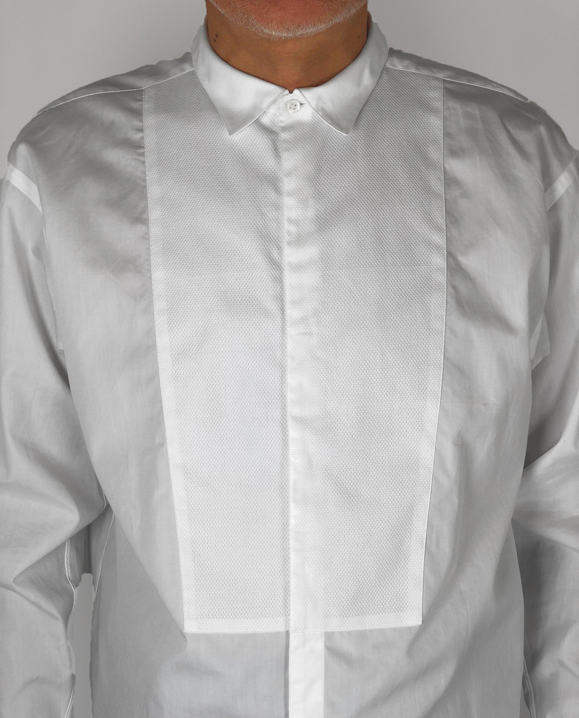 Regular Collar Long Bosom Shirt