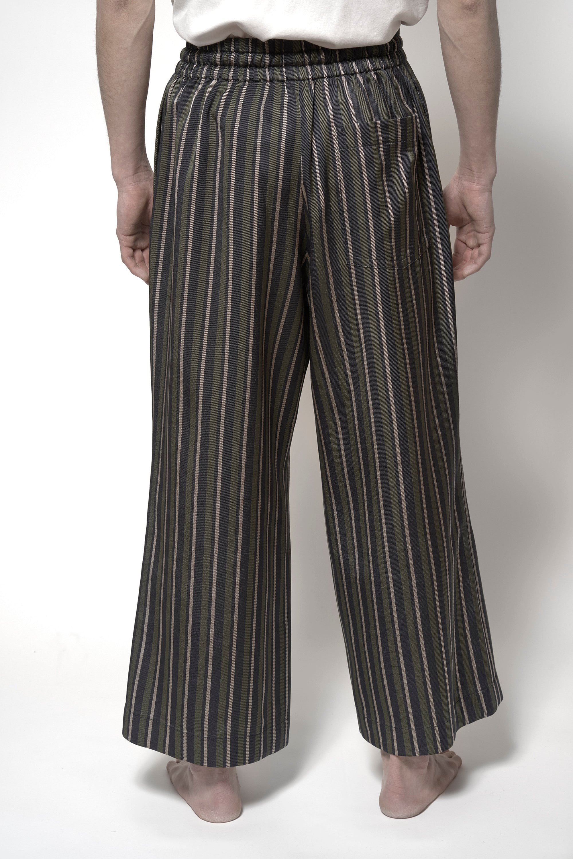 Drawstring Pants regimental stripe