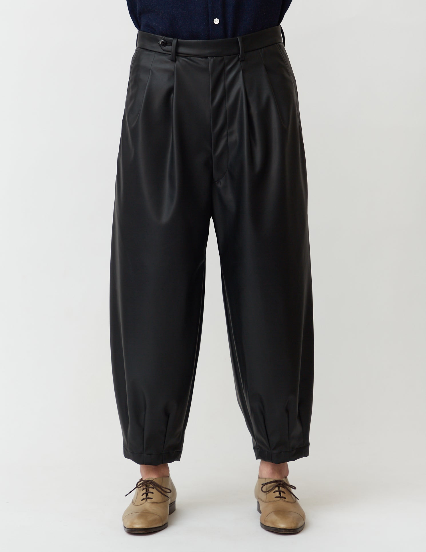 Harem Pants faux leather black/brown
